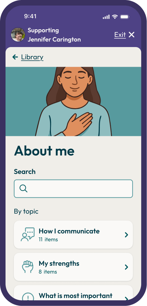 Preference topic expanded in the library